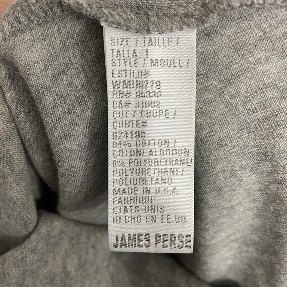 James Perse Ruched 3/4 Sleeves Shirt Dress Gray Women's Size 1 / Small - Picture 5 of 6